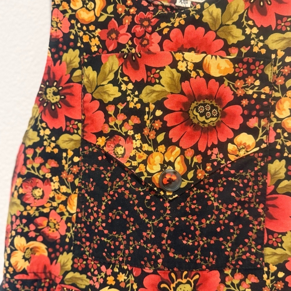 Dee's designer Lovely 50s Vintage floral patchwork midi dress - Picture 10 of 13